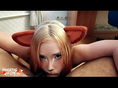 ❤️ Kitsune هن جي وات ۾ ڊڪ ۽ ڪم نگل ️❌ مقعد فحش